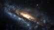 © สมเจตน์ หนูแก้ว - Stunning galaxy in the cosmos, dark starry background.