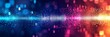 © StockUp - A vivid spectrum of pixelated sound waves with bokeh effects, design showing a modern, digital aesthetic and energy.