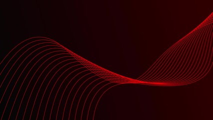 Ribbon line wave glowing light gradient motion background