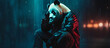 © Prasanth - Thinking Man In Panda Head