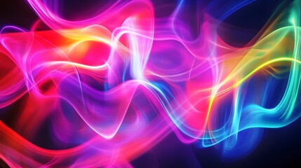 neon abstract party background