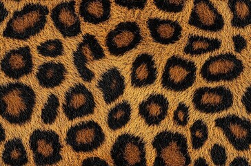 Wall Mural - leopard print pattern , isolated on white background, , copy space for text,