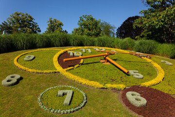 clock flowerbed