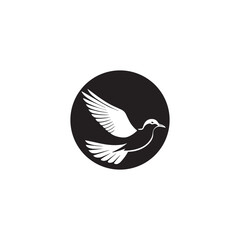 Wall Mural - Seagul bird logo icon vector