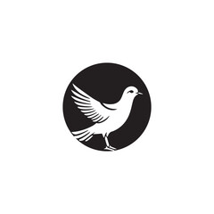 Wall Mural - Seagul bird logo icon vector