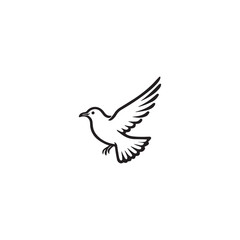 Wall Mural - Seagul bird logo icon vector
