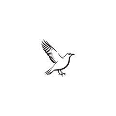 Wall Mural - Seagul bird logo icon vector