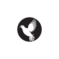 Wall Mural - Seagul bird logo icon vector