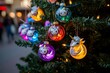 © Thanyarat - Fantasy world Christmas tree, with ornaments shaped like magical creaturesâ€”dragons, unicorns, and fairiesâ€”each one glowing with its own unique light
