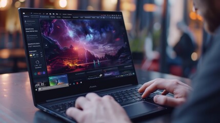 Cutting-Edge E-Commerce Design for Gaming Laptops Featuring Reviews and Seamless Checkout