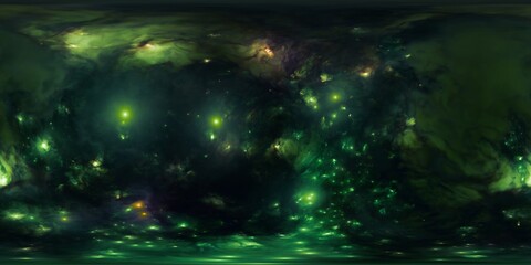Wall Mural - Cosmic Dream HDRi – 360° Sci-Fi Space Experience
