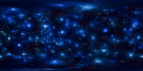 Wall Mural - photorealistic hdr nebula panorama for cgi and vfx