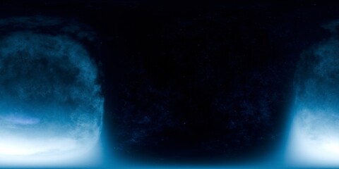 Wall Mural - high dynamic range galaxy image for lighting and 3d visualization