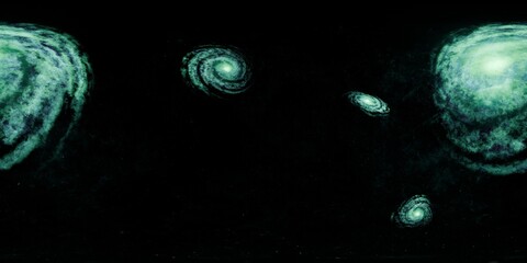 Wall Mural - hdr galaxy lighting map for photorealistic cgi