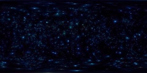 Wall Mural - stunning 360° view of distant galaxies and star-filled skies