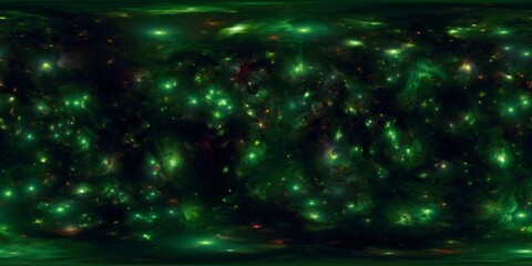 Wall Mural - hdri texture of a colorful stellar nebula