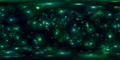 Wall Mural - ultra-hd hdri nebula – glowing cosmic clouds & stars