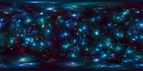Wall Mural - spherical hdr texture of a star field for 3d projects