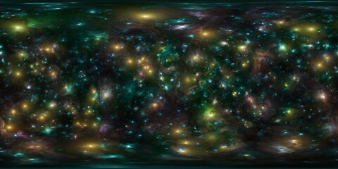 Wall Mural - hdr galaxy image-based lighting map for realistic 3d scenes