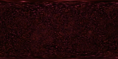 Wall Mural - seamless 12k hdri skybox with red vivid nebula and starfield in 360 panorama for 3d rendering and ga