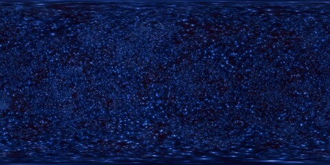 Wall Mural - vivid blue 12k hdri 360 space skybox with nebula and stars seamless environment map for virtual real