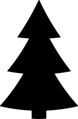 Wall Mural - christmas tree black element