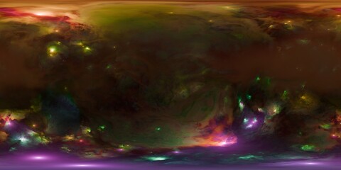 Wall Mural - hdr lighting texture for realistic galactic rendering