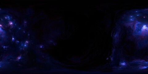 Wall Mural - 360-degree HDR Image-Based Lighting Map of the Cosmos