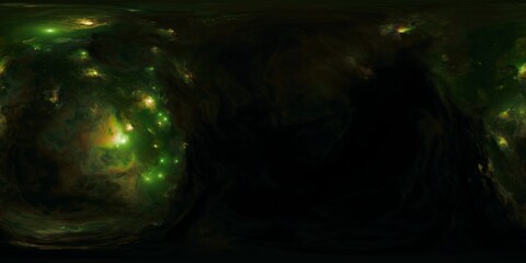 Wall Mural - HDR Panoramic Texture for Realistic Space Environments