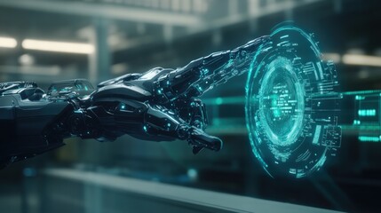 Poster - Robotic Hand Interacting with a Holographic Interface