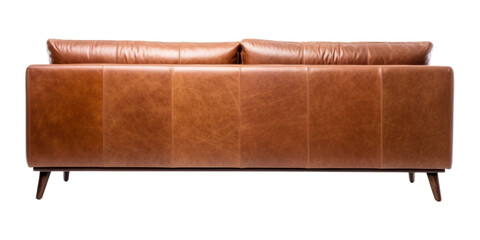 Sticker - PNG Furniture brown sofa .