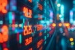 © raquel - Stock market display showing real-time trading data and market fluctuations