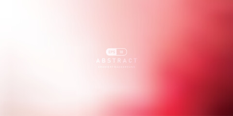 Poster - red and white abstract gradient vector background
