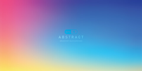 Poster - colorful abstract gradient vector background