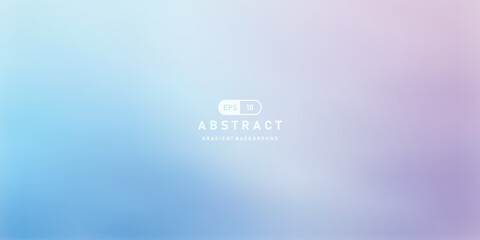Poster - pastel color tone abstract gradient vector background
