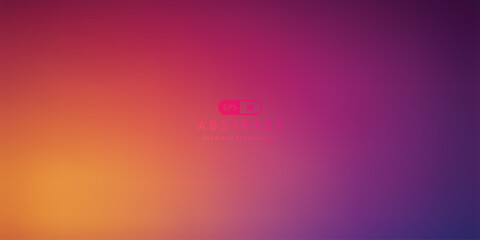 Poster - orange and purple color abstract gradient vector background