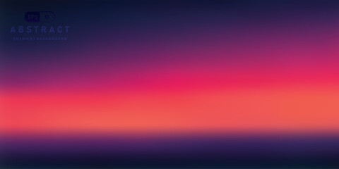 Poster - orange and purple color abstract gradient vector background