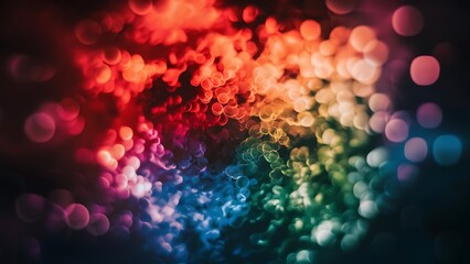 Abstract colorful bokeh background. creative background defocused