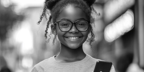 Happy Child on Street