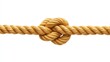 © Matcha_09 - Yellow Rope Knot on White Background