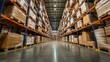 © Matcha_09 - Spacious Warehouse with Organized Storage Aisles