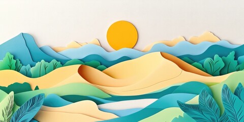 Wall Mural - Sand dunes in a scenic coastal landscape, Coastal sand dunes in a scenic landscape