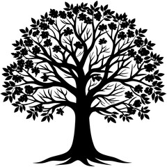 Sticker - tree silhouette