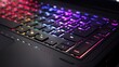 © Imsuniyah - Close-up of a Laptop Keyboard with RGB Backlighting