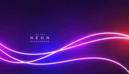 Wall Mural - wavy style bright led beam wallpaper for modern backdrop