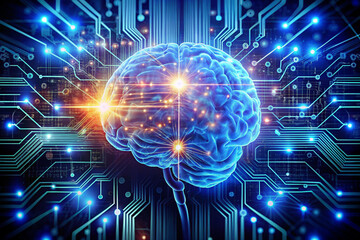 Digital AI electronic brain