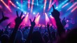 © Kitta - Audience at a Disco Stage with Colorful Lights
