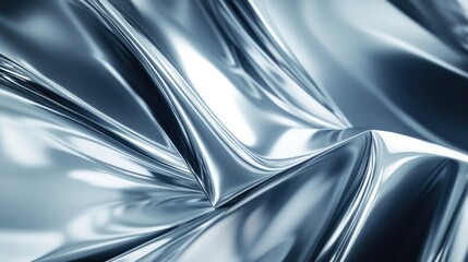 An abstract metallic background with reflective surfaces and intricate lines, giving an industrial yet elegant look.