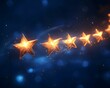© Ytnart - Glowing stars in a cosmic space, symbolizing excellence and achievement, with a magical twilight ambiance.
