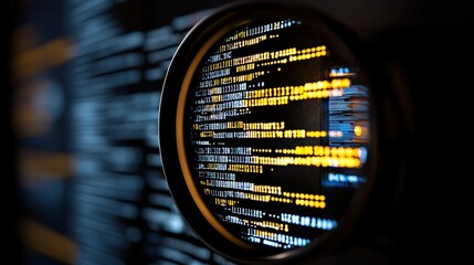 digital code flow abstract technology background